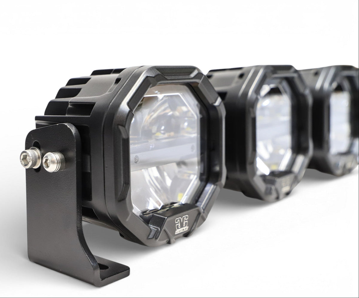 10 Light U-Con Interlocking Off Road LED Pod With Amber or White DRL Running Light